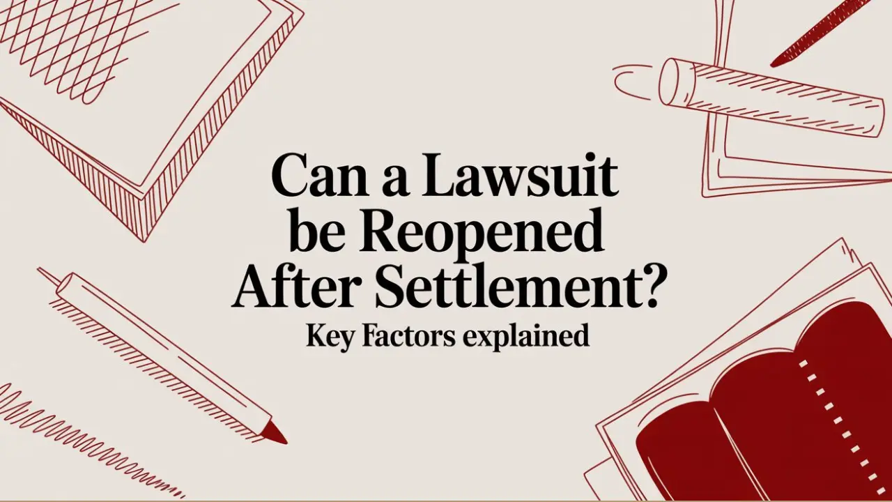 can a lawsuit be reopened after settlement